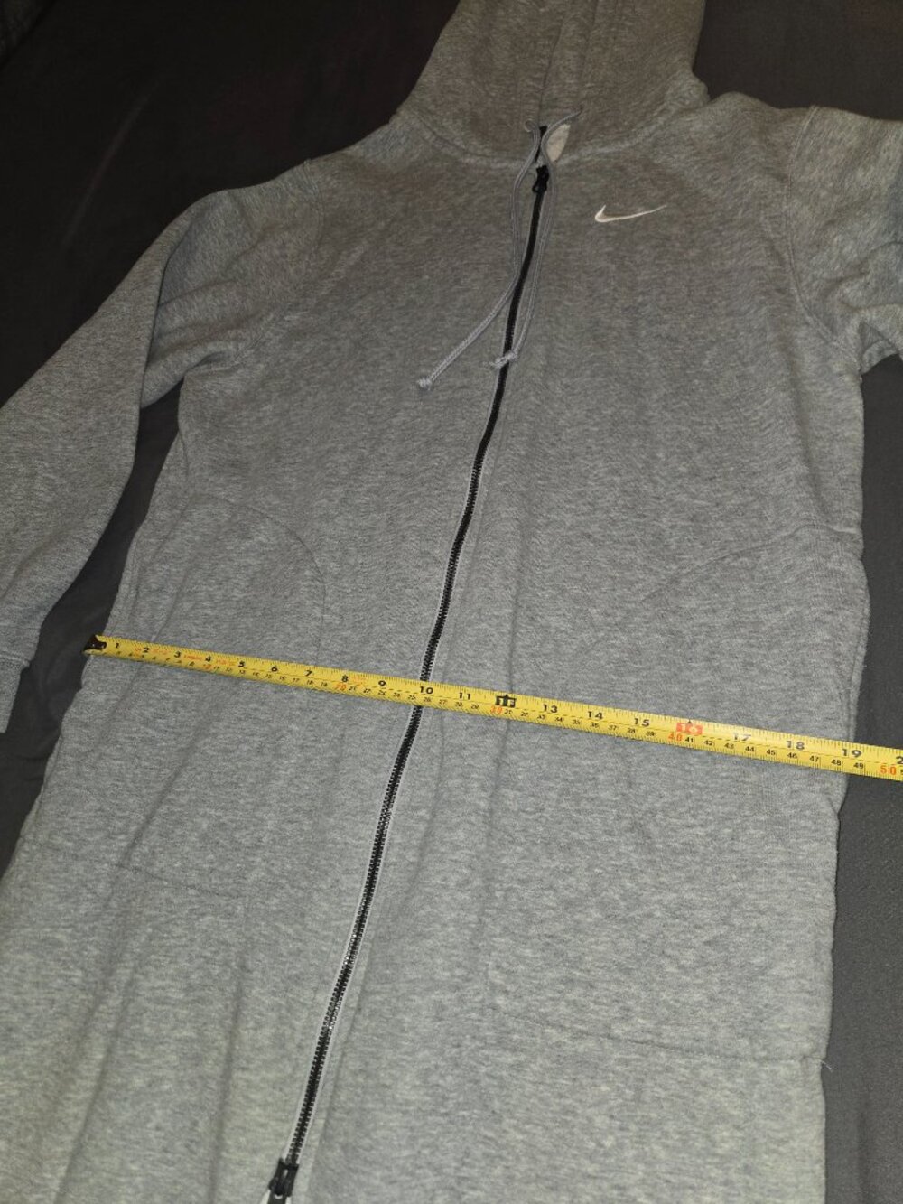 Nike Sportswear Women's Long Line Full-Zip Fleece Sweater Hoodie Trench Double - Picture 4 of 12